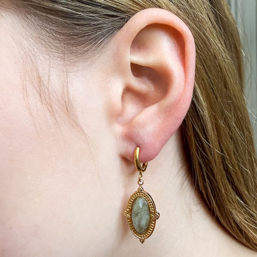 oorbellen labradoriet