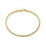 Goudkleurige koordarmband