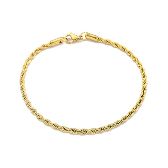 Goudkleurige koordarmband