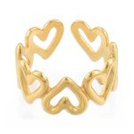 Open hartjes ring