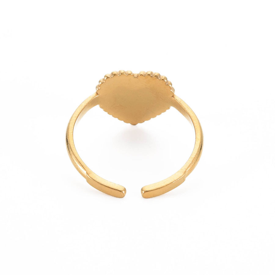 Verstelbare hartjes ring