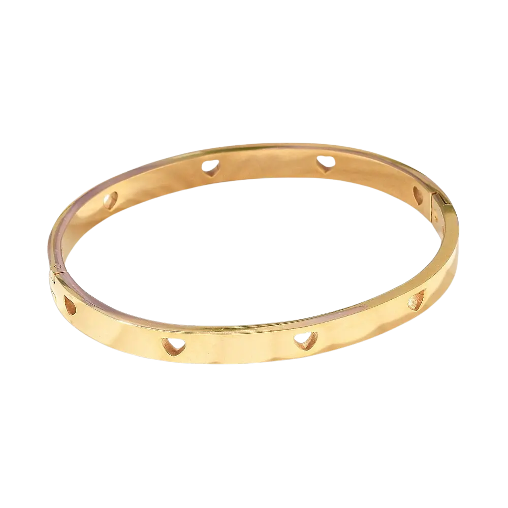Bangle met hartjes