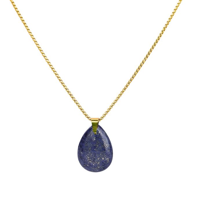 Ketting met lapis lazuli bedel