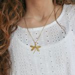 Libelle ketting Goud