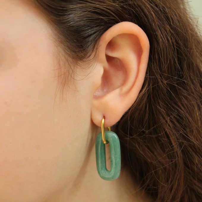 Oorbellen Aventurijn