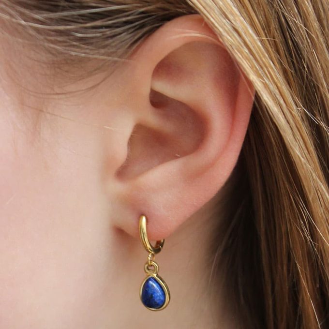 Oorbellen met Lapis Lazuli
