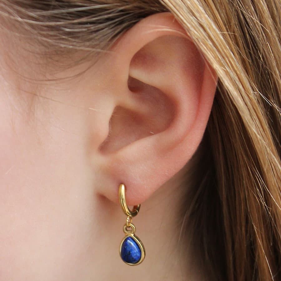 Oorbellen met Lapis Lazuli