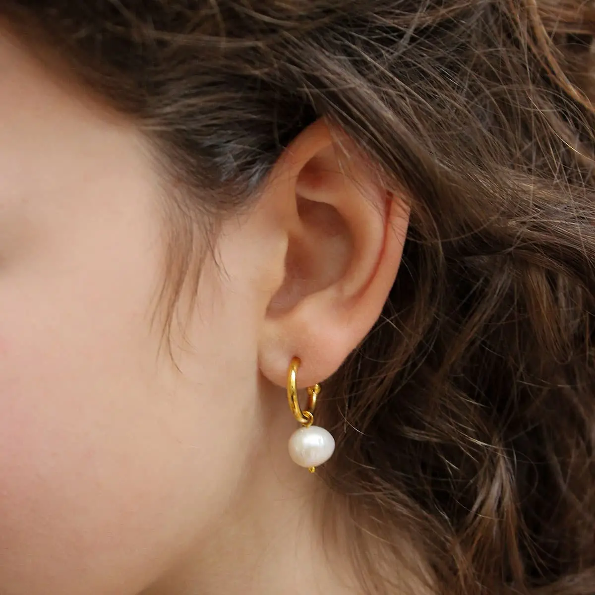 Oorbellen met Parel MVK