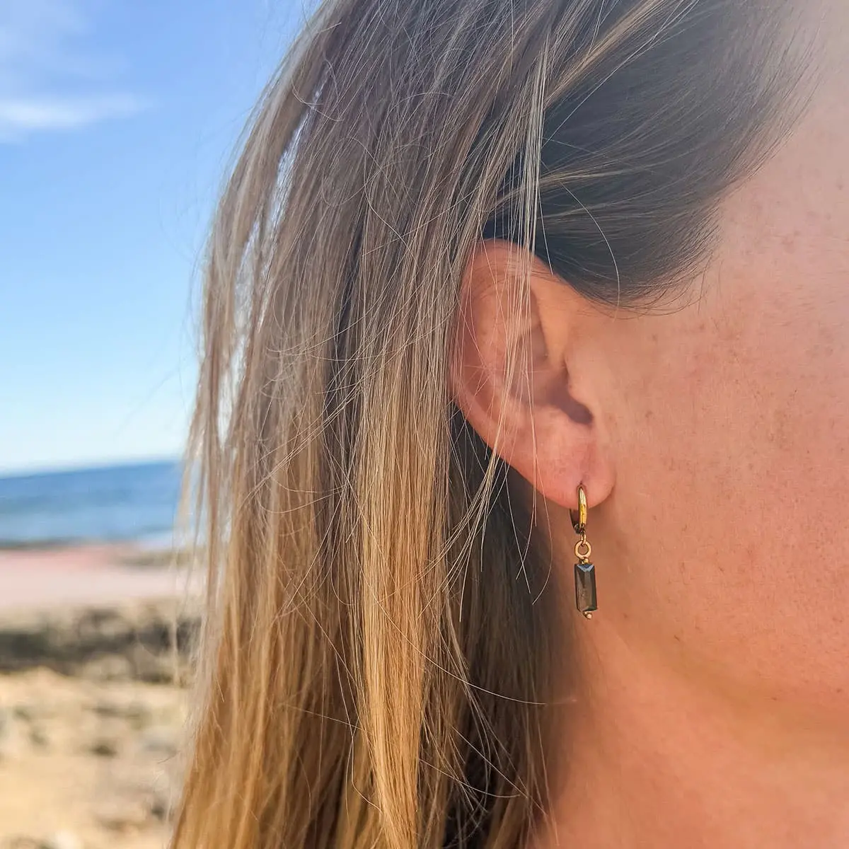 Oorbellen met Zwarte Zirkonia