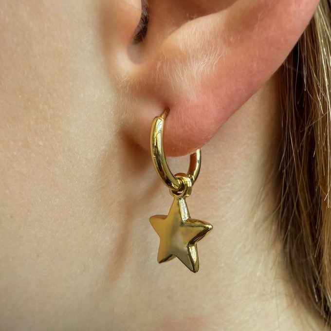 Oorbellen met sterretje