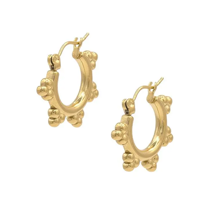 Oorringen met bolletjes