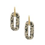 Oorbellen met Dalmatier Jaspis