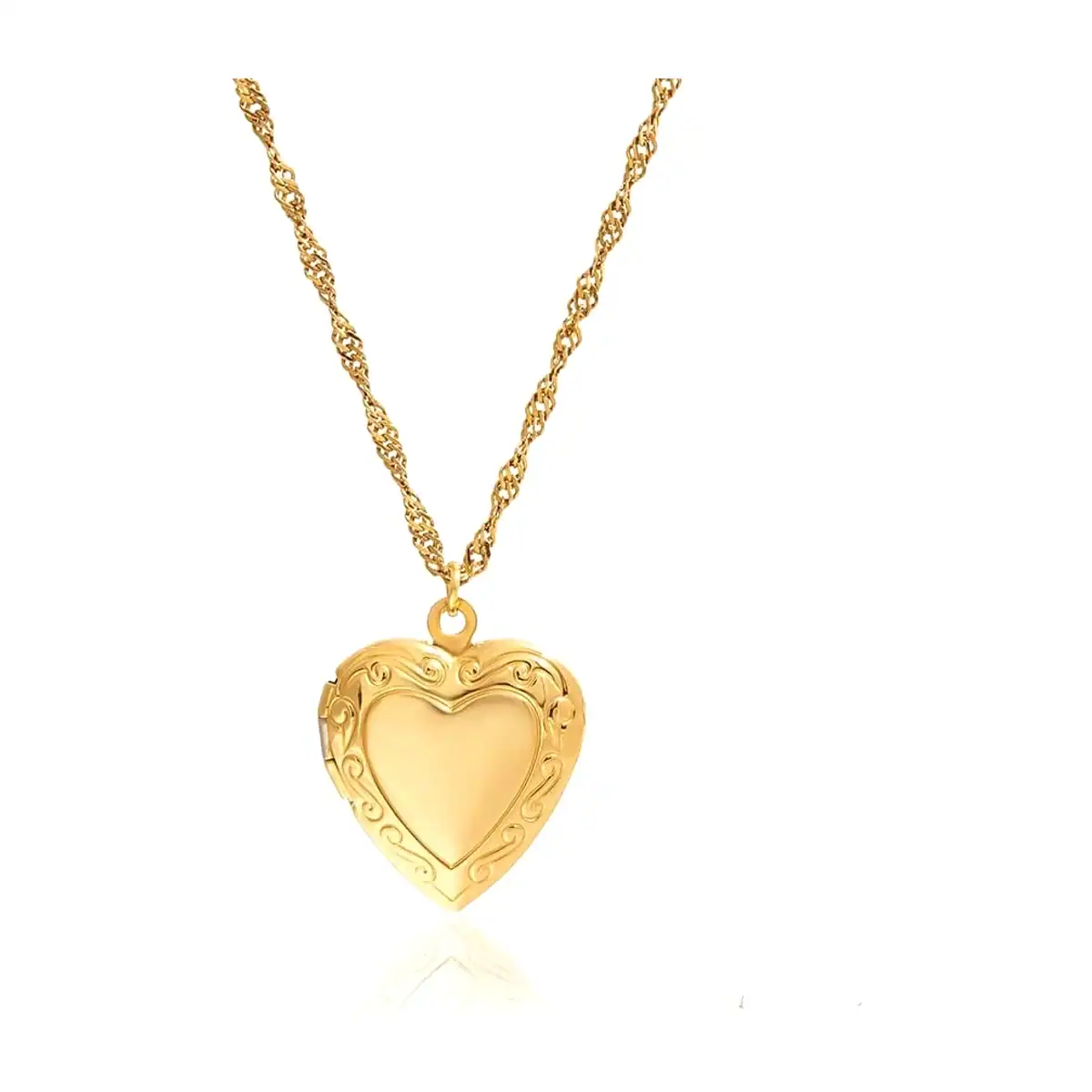 Hartjes Medaillon Ketting