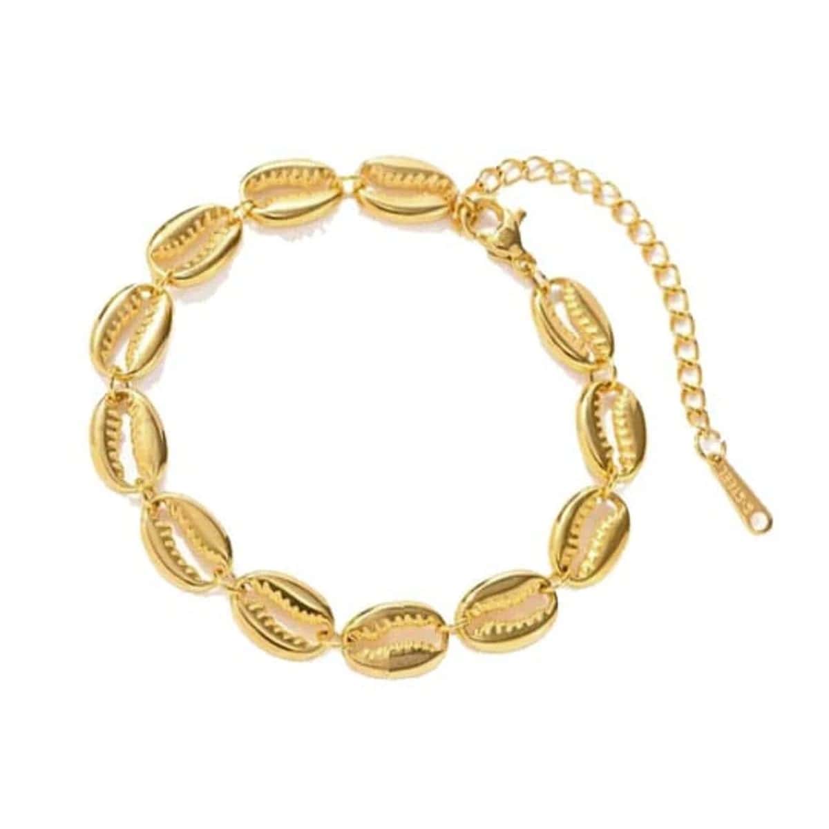 Armbandje met Schelpjes Goudkleurig