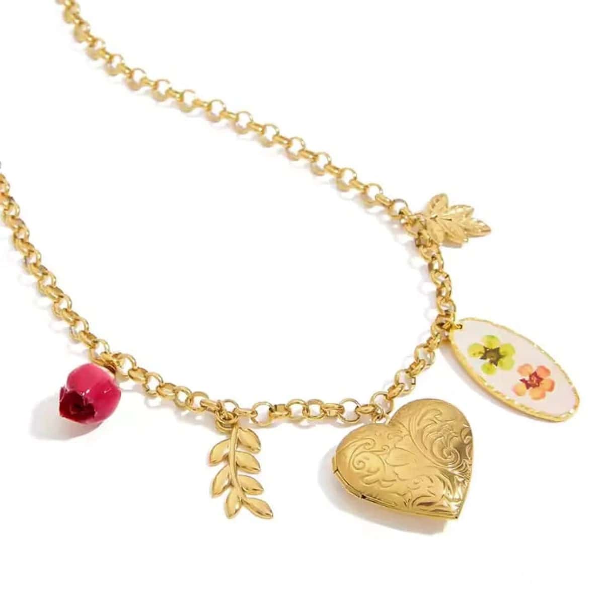 Bedelketting Love and Flowers