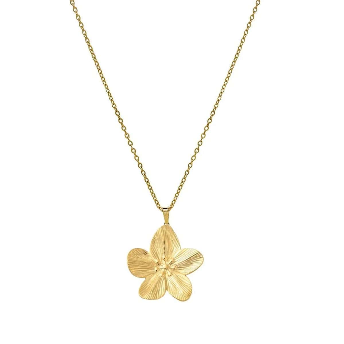 Lange ketting met Bloem